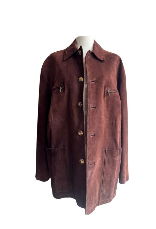 HERMES - SUEDE BUMPER JACKET